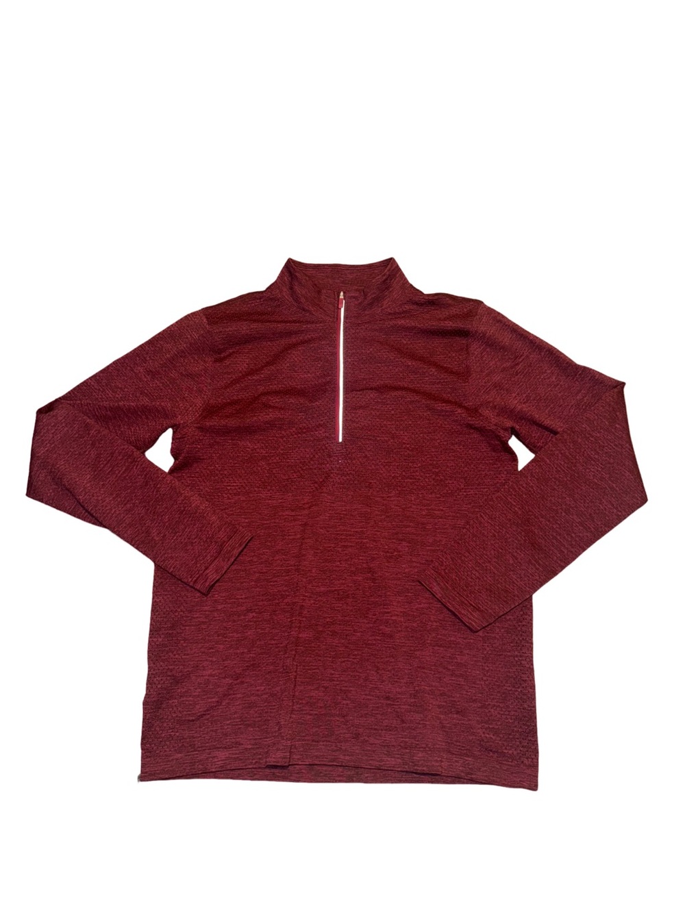 Men's Half-Zip Performance Sweater - Burgundy lululemon size medium